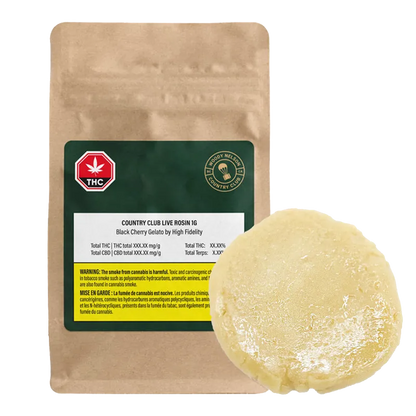 Woody Nelson Country Club 1 g Black Cherry Gelato Live Rosin Concentrates