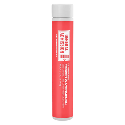 General Admission 2.5 g Frozen Watermelon Hi-Fi Infused PR 5 x 0.5 g Pre-Rolls