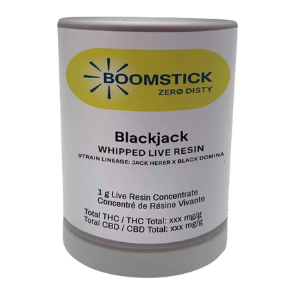 Boomstick 1.2 g Blackjack Whipped Live Resin Concentrates