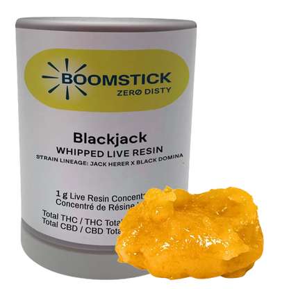 Boomstick 1.2 g Blackjack Whipped Live Resin Concentrates