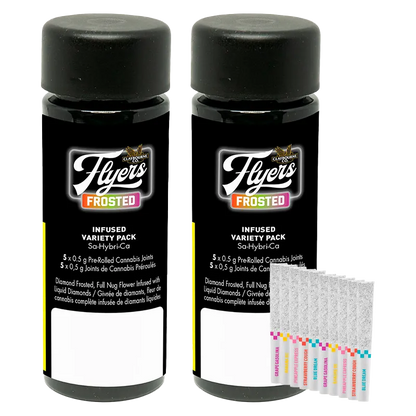 Claybourne 5 g Flyers Frosted Infused PR 10 x 0.5 g Pre-Rolls