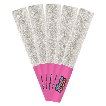 Nugz 2.5 g Pink Berry Rush Diamond Infused PR 5 x 0.5 g Pre-Rolls