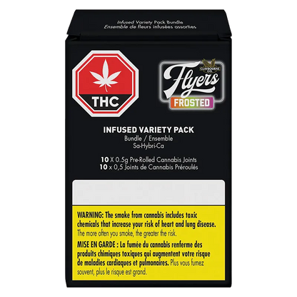 Claybourne 5 g Variety Pack Infused PR 10 x 0.5 g Pre-Rolls