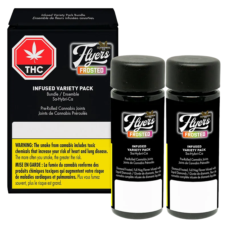 Claybourne 5 g Variety Pack Infused PR 10 x 0.5 g Pre-Rolls