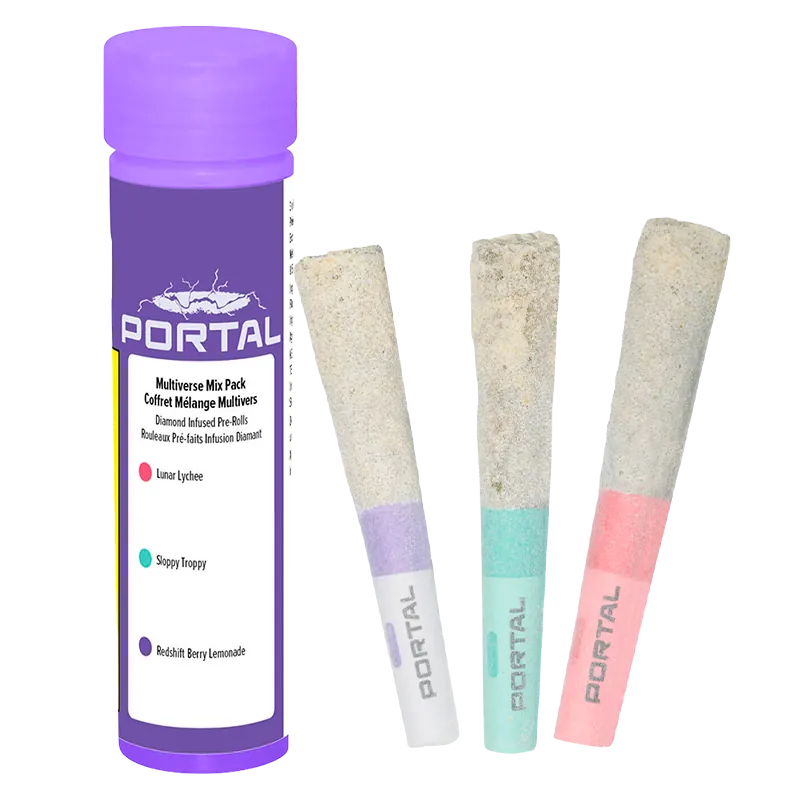 Portal 1.5 g Multiverse Mix Pack Diamond Infused PR 3 x 0.5 g Pre-Rolls