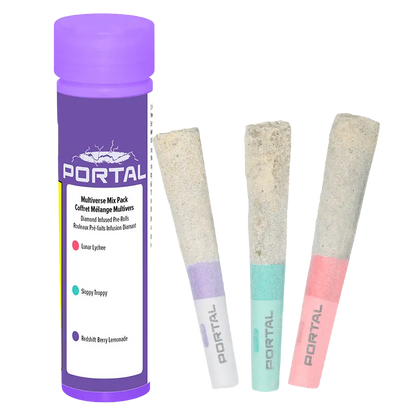 Portal 1.5 g Multiverse Mix Pack Diamond Infused PR 3 x 0.5 g Pre-Rolls