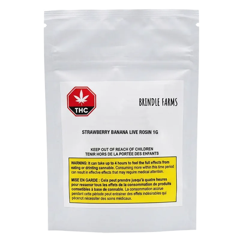 Brindle Farms 1 g Strawberry Banana Live Rosin Concentrates