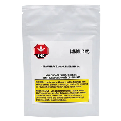 Brindle Farms 1 g Strawberry Banana Live Rosin Concentrates