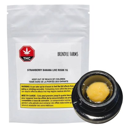 Brindle Farms 1 g Strawberry Banana Live Rosin Concentrates
