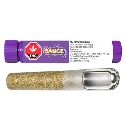 Sauce Rosin Labs 2 g Hash Hole Infused PR 1 x 2 g Pre-Rolls