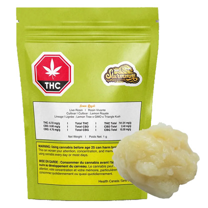 Slurmmm Melts 1 g Lemon Royale Rosin Concentrates