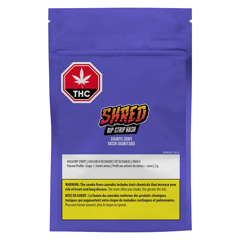 Shred 2 g Gigantic Grape Hash Rip Strips Concentrates