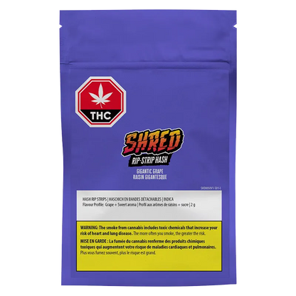 Shred 2 g Gigantic Grape Hash Rip Strips Concentrates