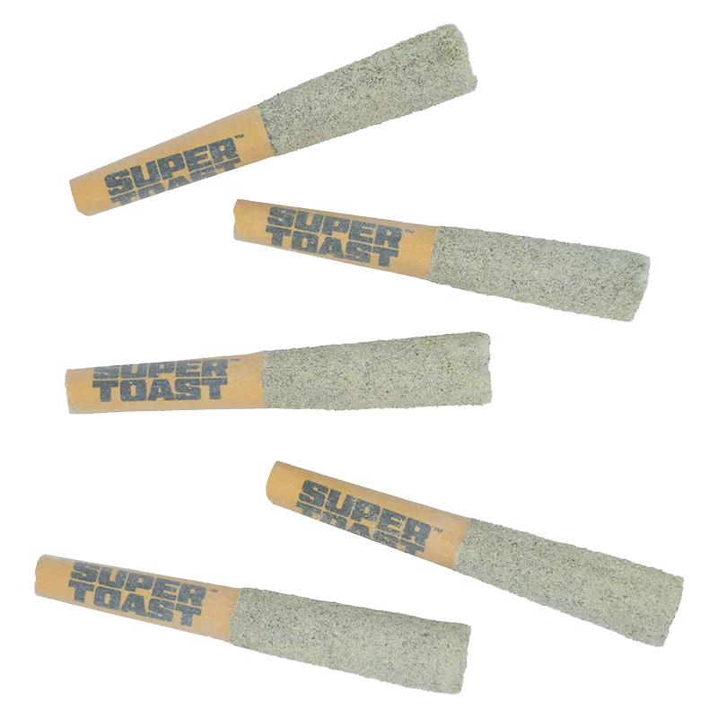 Super Toast 2.5 g Perfectly Peach Liquid Demons Diamond Infused PR 5 x 0.5 g Pre-Rolls