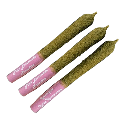 Frootyhooty 1.5 g Pink Lemonade Live Rosin & Liquid Diamond + Kief Coated Infused PR 3 x 0.5 g Pre-Rolls