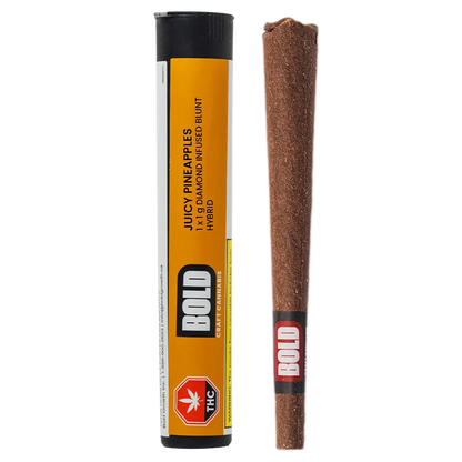Bold Glazed 1 g Juicy Pineapple Blunt Infused PR 1 x 1 g Pre-Rolls