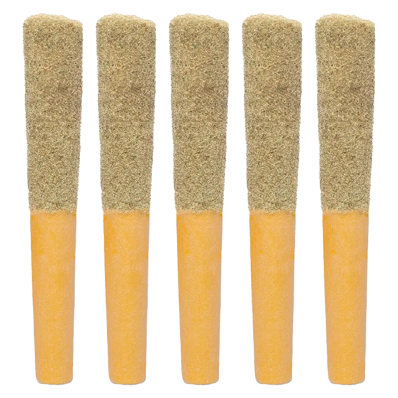 Canna Cabana CA - Prod 2.5 g Puck Drop Pineapple Liquid Diamond Infused PR 5 x 0.5 g Pre-Rolls