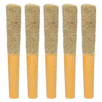 Canna Cabana CA - Prod 2.5 g Puck Drop Pineapple Liquid Diamond Infused PR 5 x 0.5 g Pre-Rolls