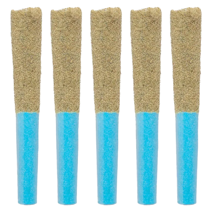 High Stick 2.5 g Blue Line Razz Liquid Diamond Infused PR 5 x 0.5 g Pre-Rolls