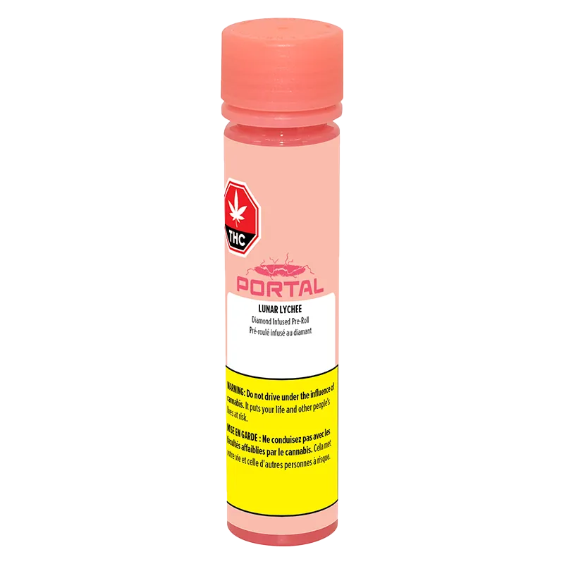 Portal 1 g Lunar Lychee Liquid Diamond Coated Infused PR 1 x 1 g Pre-Rolls