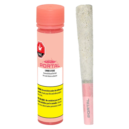 Portal 1 g Lunar Lychee Liquid Diamond Coated Infused PR 1 x 1 g Pre-Rolls