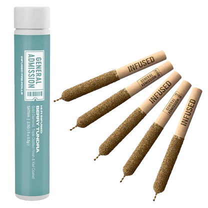 General Admission 2.5 g Berry Tundra Hi-Fi Infused PR 5 x 0.5 g Pre-Rolls