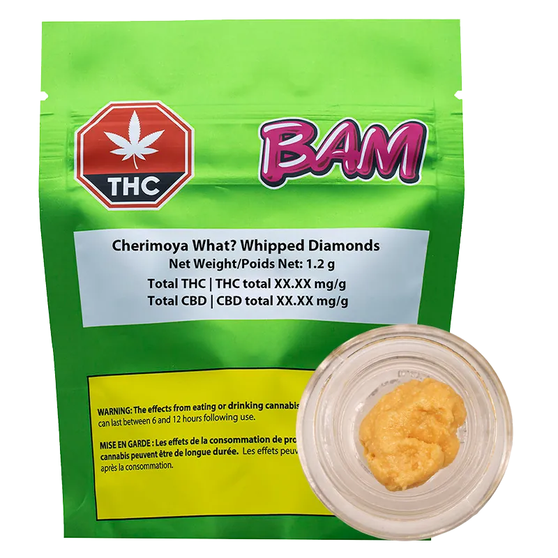 BAM 1.2 g Cherimoya What Whipped Diamonds Concentrates