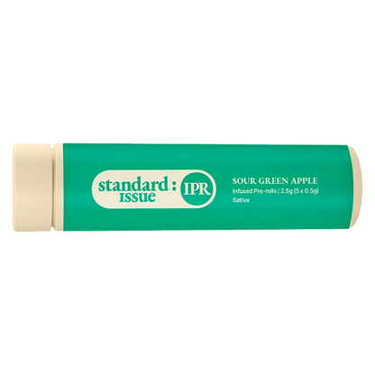 Standard Issue 2.5 g Sour Green Apple Infused PR 5 x 0.5 g Pre-Rolls