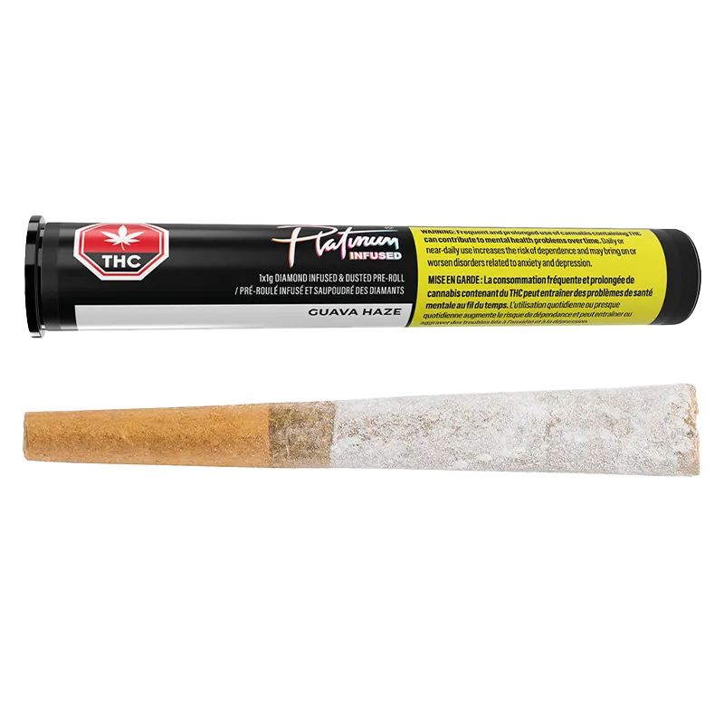 Platinum 1 g Guava Haze Infused PR 1 x 1 g Pre-Rolls