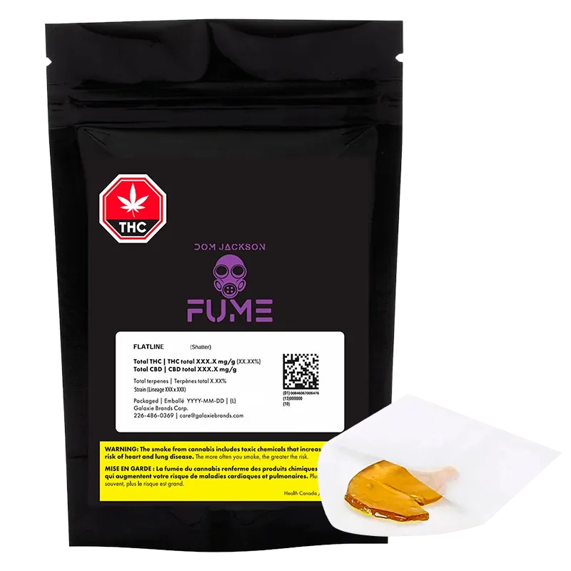 FUME BY DOM JACKSON 1 g Flatline Shatter Concentrates