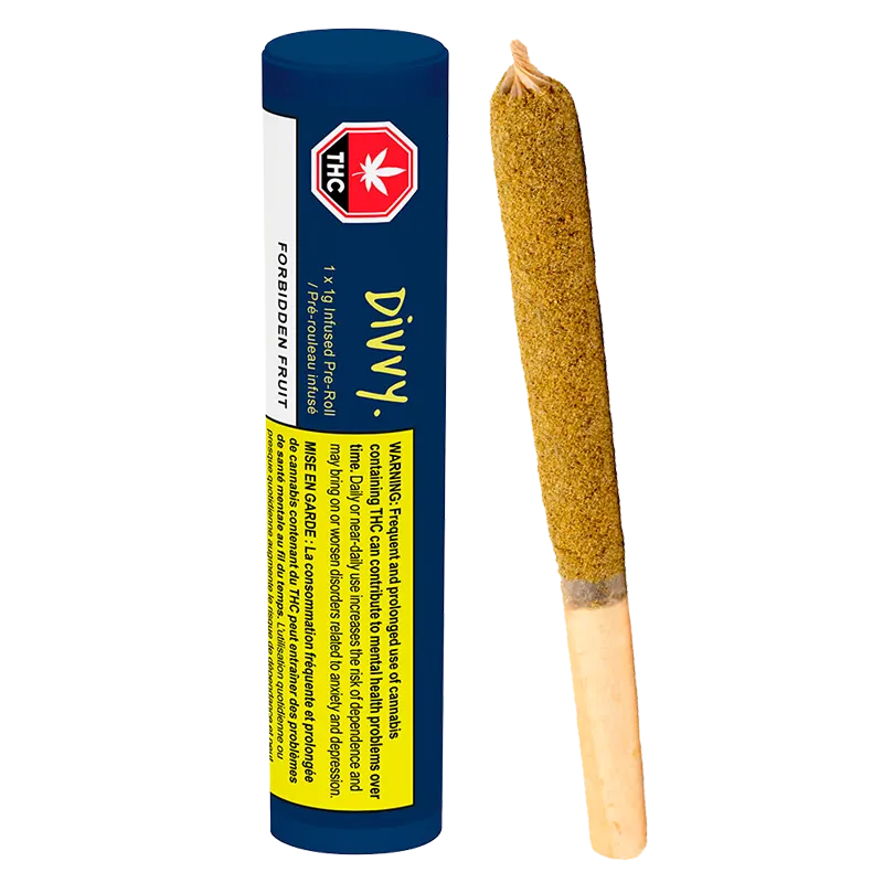 Divvy 1 g Forbidden Fruit Infused PR 1 x 1 g Pre-Rolls