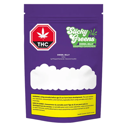 Sticky Greens 1 g Diesel Jelly Whipped Diamonds Concentrates