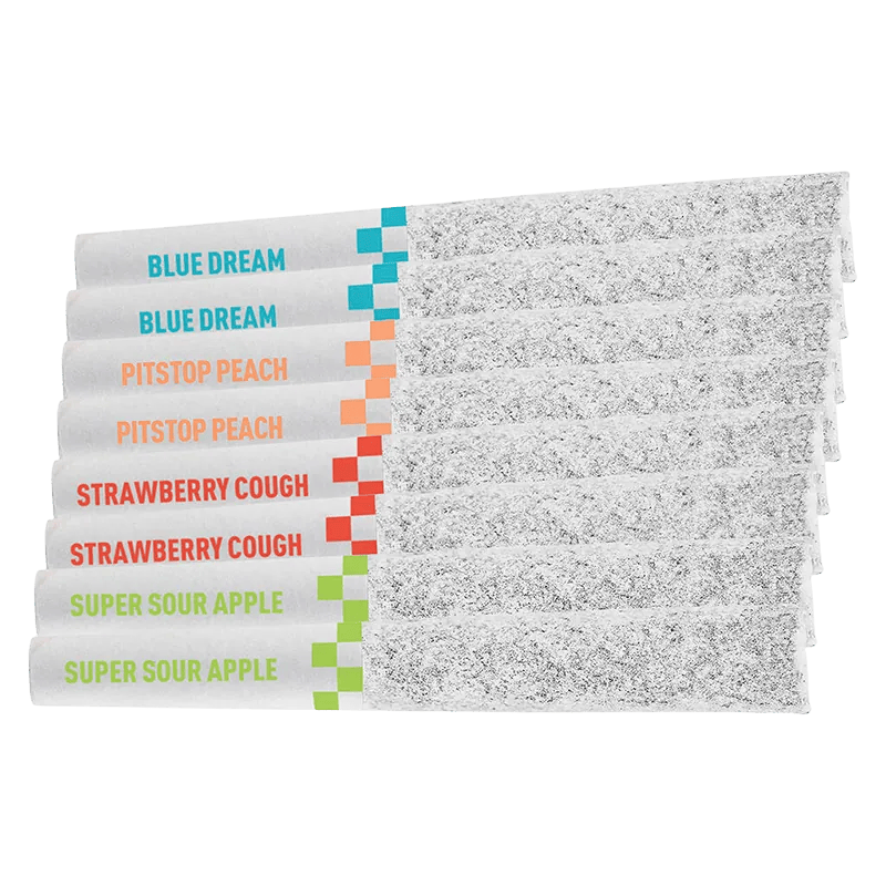 Claybourne 2.8 g Flyers Frosted Fast Pack Infused PR 8 x 0.35 g Pre-Rolls