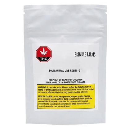 Brindle Farms 1 g Sour Animal Live Rosin Concentrates