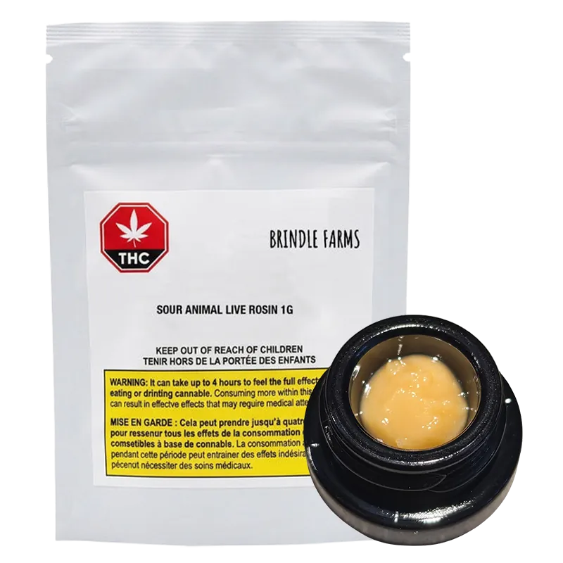 Brindle Farms 1 g Sour Animal Live Rosin Concentrates