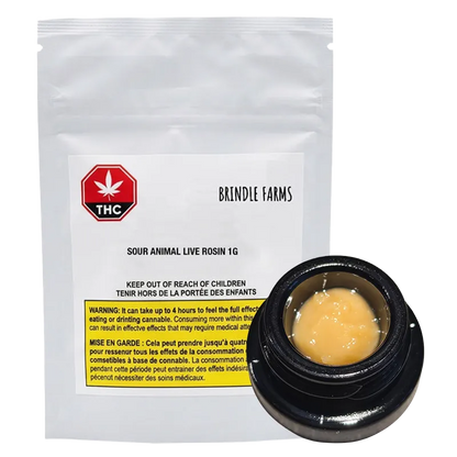 Brindle Farms 1 g Sour Animal Live Rosin Concentrates