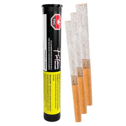 Platinum 1.5 g Vipers Venom Diamond Infused PR 3 x 0.5 g Pre-Rolls