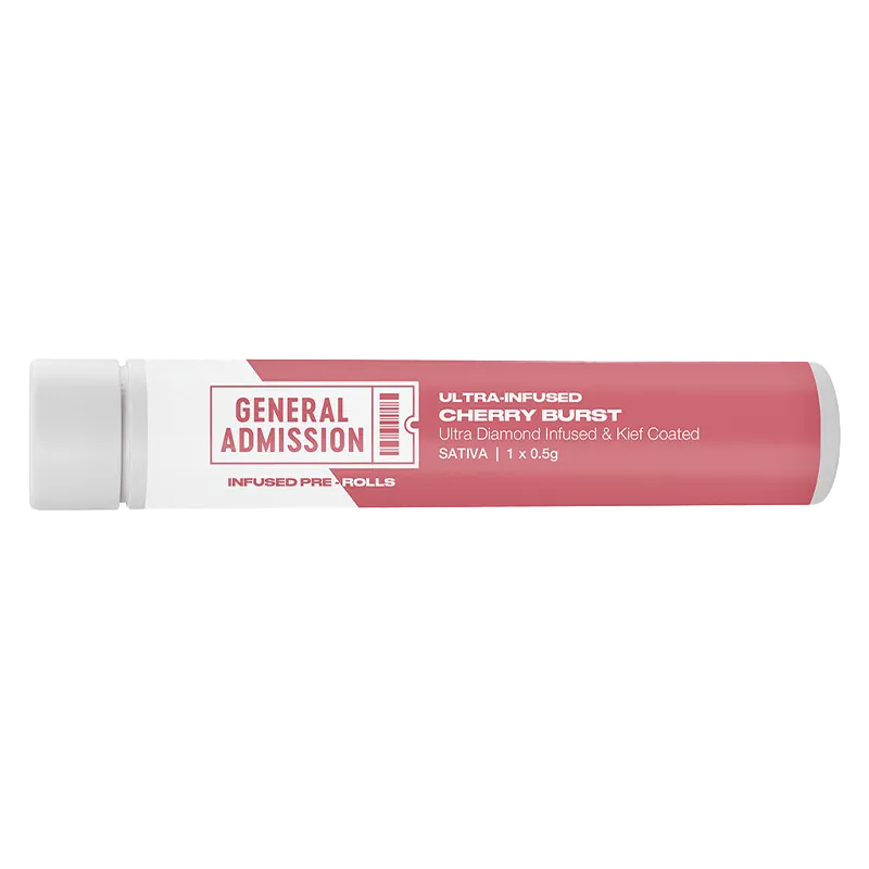 General Admission 0.5 g Cherry Burst Diamond Infused PR 1 x 0.5 g Pre-Rolls