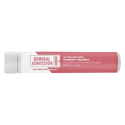 General Admission 0.5 g Cherry Burst Diamond Infused PR 1 x 0.5 g Pre-Rolls