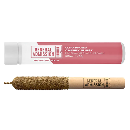 General Admission 0.5 g Cherry Burst Diamond Infused PR 1 x 0.5 g Pre-Rolls