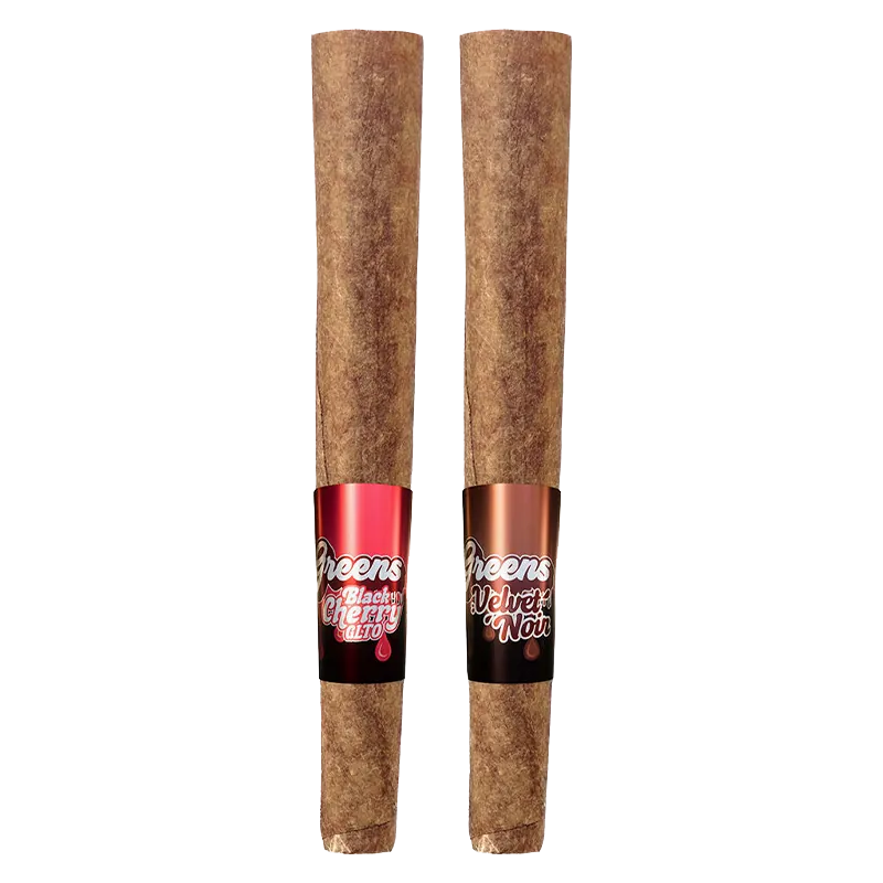 Sticky Greens 2 g Black Cherry Glto+Velvet Noir Infused PR 2 x 1 g Pre-Rolls
