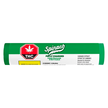 Spinach 1.5 g Fully Charged Cherry Crush Infused PR 3 x 0.5 g Pre-Rolls