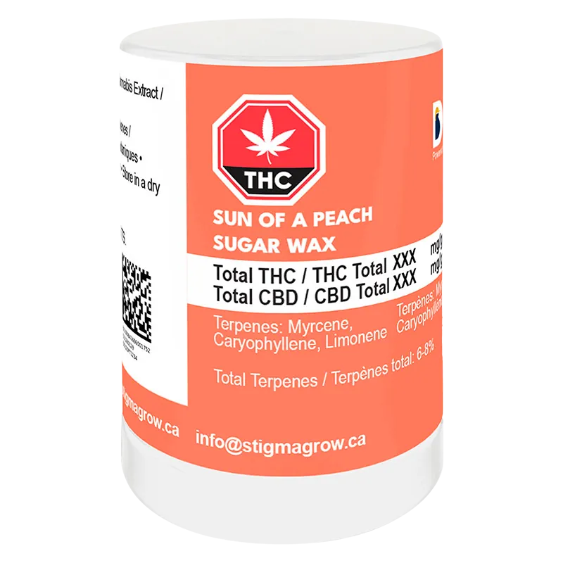 Dab Bods 1 g Sun of a Peach Sugar Wax Concentrates