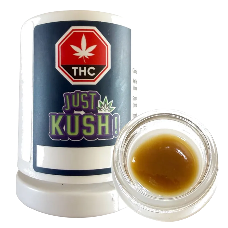 Justkush 1 g Mach 1 Live Rosin Concentrates