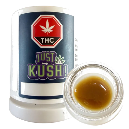 Justkush 1 g Mach 1 Live Rosin Concentrates