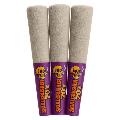 Skullcrusher 70s 1.35 g Iced Raspberry Quad Diamond Infused PR 3 x 0.45 g Pre-Rolls