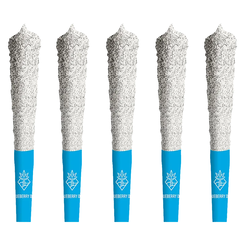 Cabana Cannabis Co. 2.5 g Blueberry Dub Double Diamond Infused PR 5 x 0.5 g Pre-Rolls