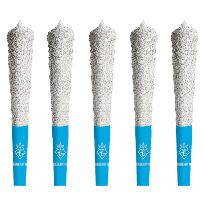 Cabana Cannabis Co. 2.5 g Blueberry Dub Double Diamond Infused PR 5 x 0.5 g Pre-Rolls