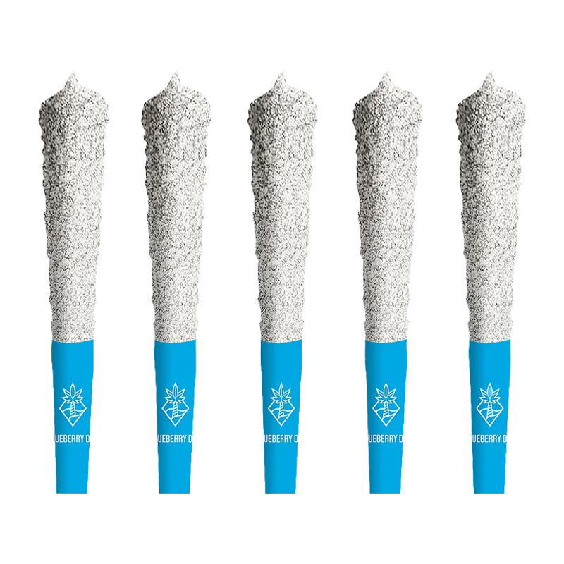 Cabana Cannabis Co. 2.5 g Blueberry Dub Double Diamond Infused PR 5 x 0.5 g Pre-Rolls