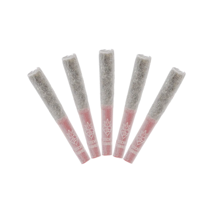 Cabana Cannabis Co. 2.5 g Sticky Strawberry Double Diamond Infused PR 5 x 0.5 g Pre-Rolls